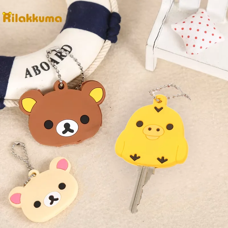 anime-rilakkuma-bonito-chave-pvc-capa-protetora-personagem-dos-desenhos-animados-derivados-perifericos-sacos-urso-pingente-decoracoes-presentes-de-festa