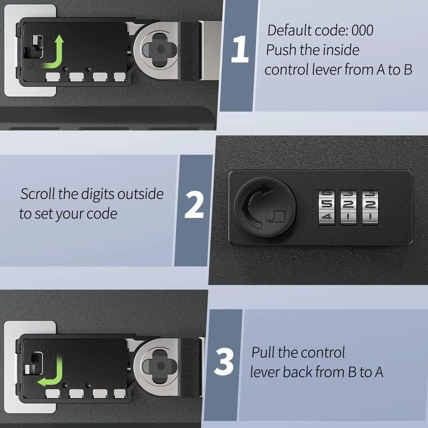 Key cabinet on the wall, steel key cabinet with 28 keys, key manager with combination lock, wall mounted, with resettable code