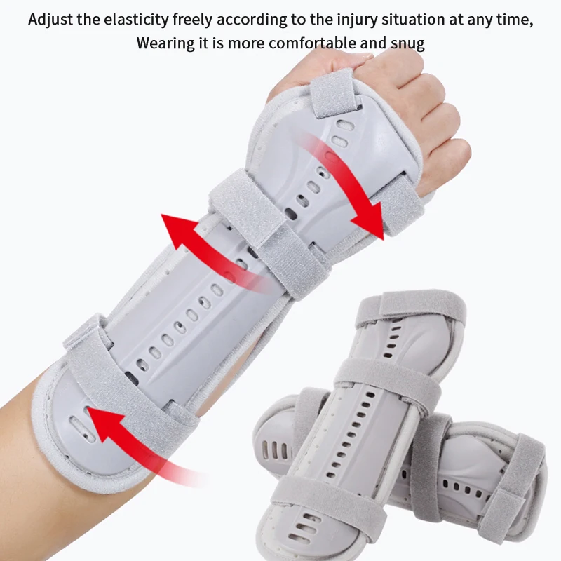 جبيرة ضغط على الوجهين تدعم دعامة المعصم مريحة للتنفس ودعامة معصم ثابتة جبيرة يدوية لإعادة تأهيل الكسر #2