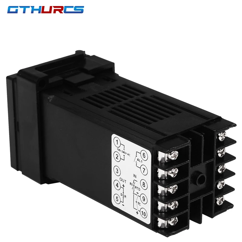 48*48mm Mutil-Input Economical Temperature Controller Universal Input Relay Output REX C100 with SSR output