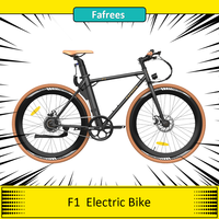 Fafrees F1 Electric Bike, 250W Motor, 36V 10AH Battery, CST 700C*38C Tires Ebike, 25km/h Max Speed, Disc Brakes LED Display