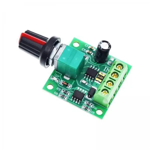 PCB Motor Speed Controller Module 2A Adjustable PWM Voltage Regulator LED Dimmer for DIY Robotics and Fans