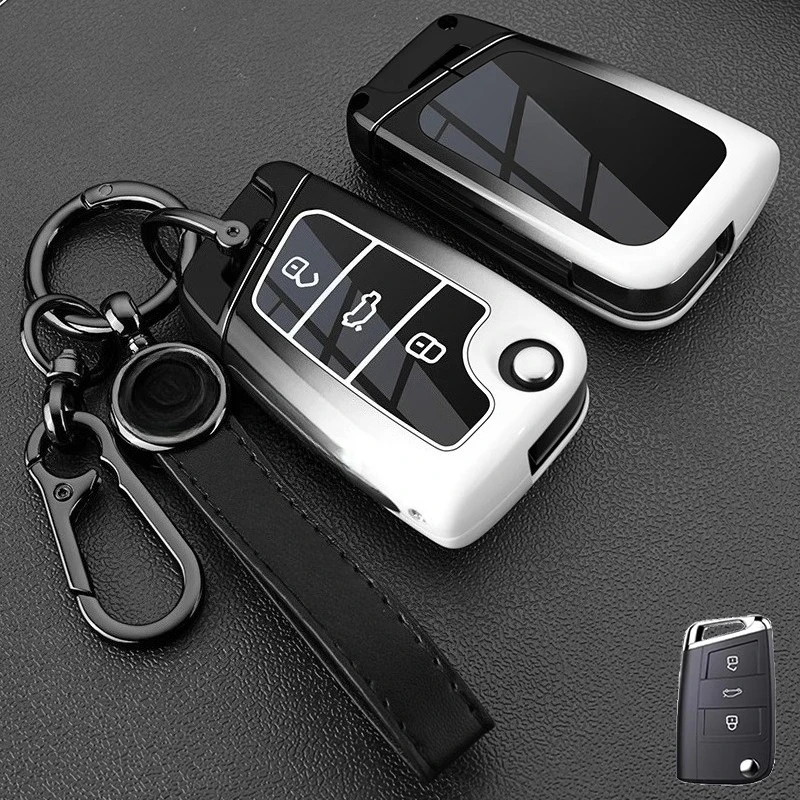 For Volkswagen Tharu Metal all inclusive key set protective shell key chain