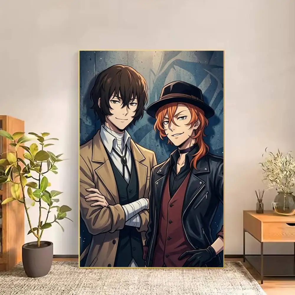 Bungo Stray Dogs dazai osamu Poster Versatile HD Waterproof Wall Art Self-Adhesive Decor for Any Space Ideal Gift