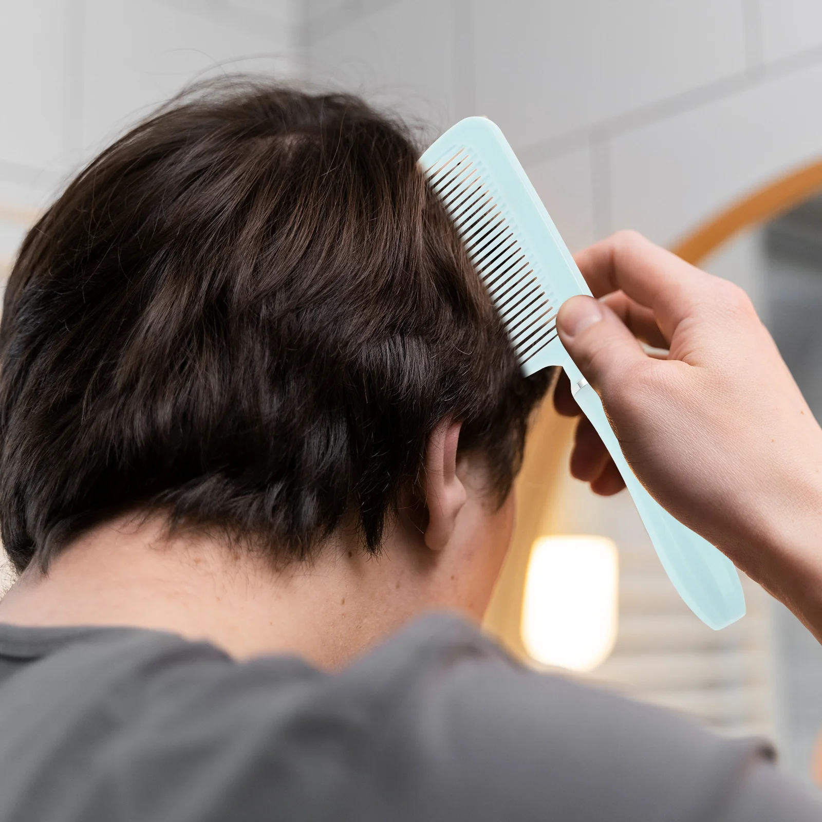 4 قطعة فرشاة شعر النساء مجموعة فروة الرأس تدليك الأضلاع تكثيف تنعيم وسادة قاعدة مجعد طويل تصفيف الشعر أمشاط