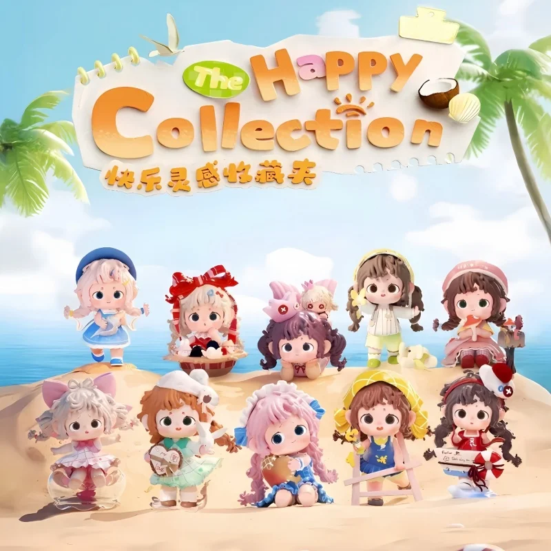 

Новая распродажа, подлинные фигурки Fufu Happy Inspiration, 5-я слепая коробка, милые игрушки с орнаментом, подарки-сюрпризы для девочек