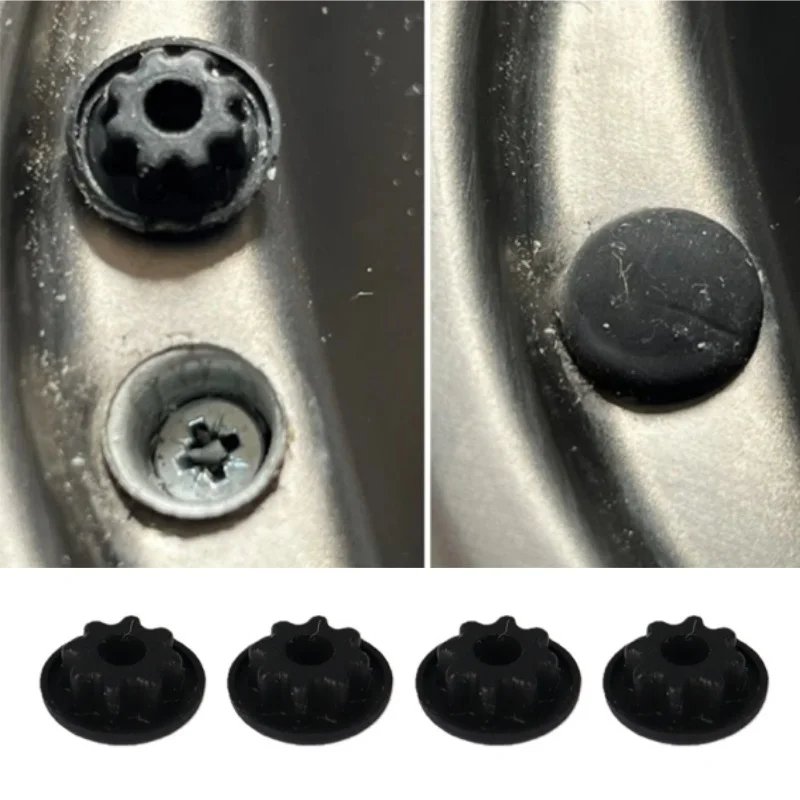 4pcs For SMEV/Dometic Black Screw Cap Covers Motorhome Camper Van Caravan On Sinks & Hobs RV Interior Accessories