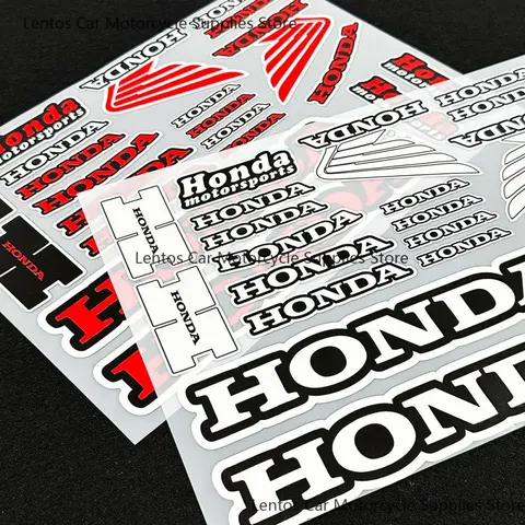 10 best sales honda motorcycle stickers - №3