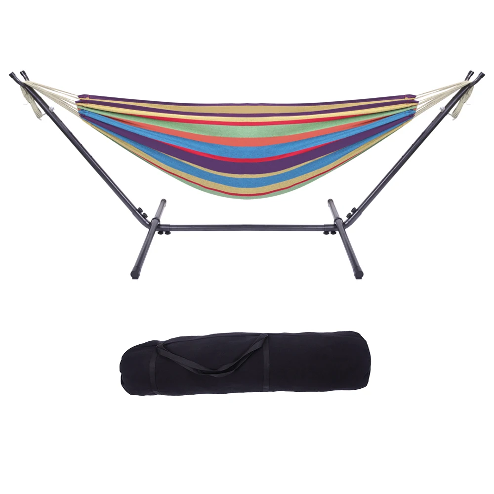 

Hammock Set (Hammock Frame Small Color Bar Hammock) Natural Rope