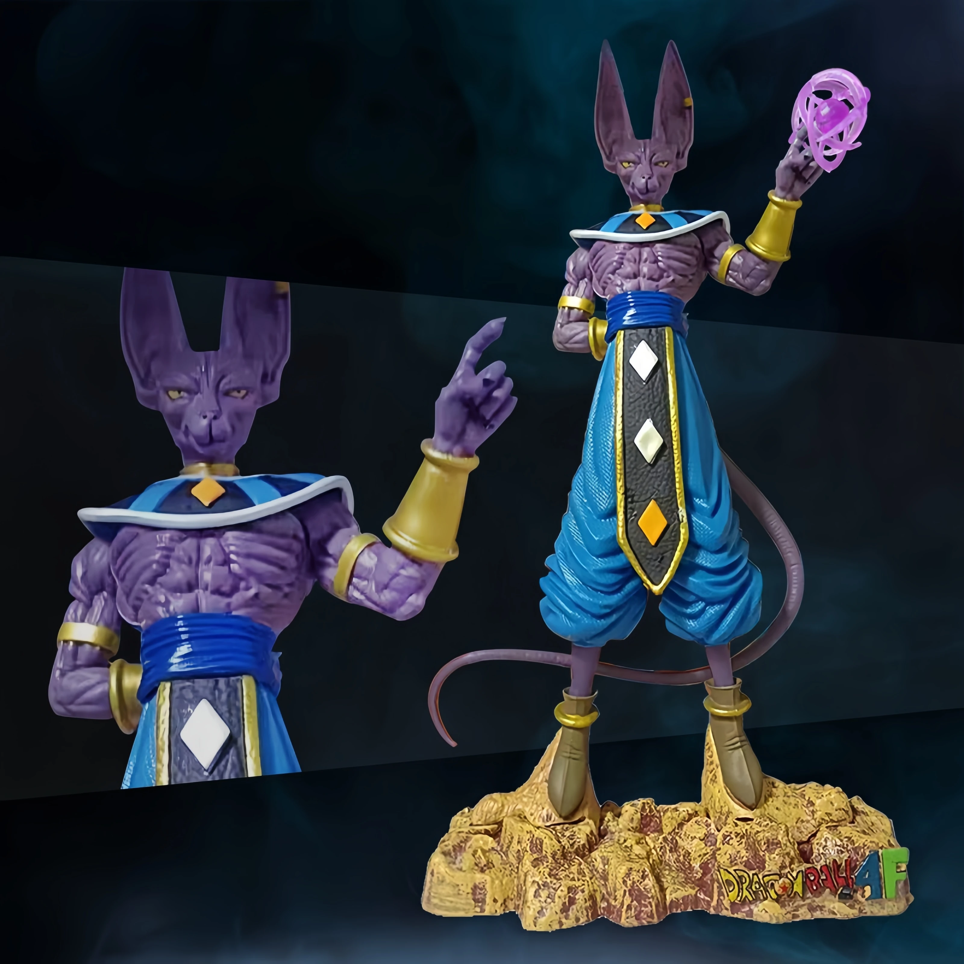 Bandai-Dragon Ball Z Bills Figura para Crianças, Super Deus da Destruição, Figuras de PVC Anime, Colecionando Brinquedos Modelo, Estatueta GK, Presentes