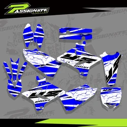 For YAMAHA 2015 - 2021 YZ125 YZ250 2016-2021 YZ250X Full Graphics Decal Stickers Kits Number Name Custom