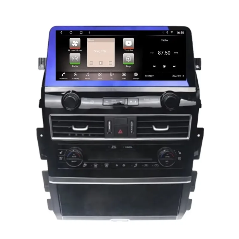 

Patrol Y62 2013-2022 Interior Dashboard Upgrade 2023 Android 12 Car Radio Player Wireless Charging Carplay 4G 360