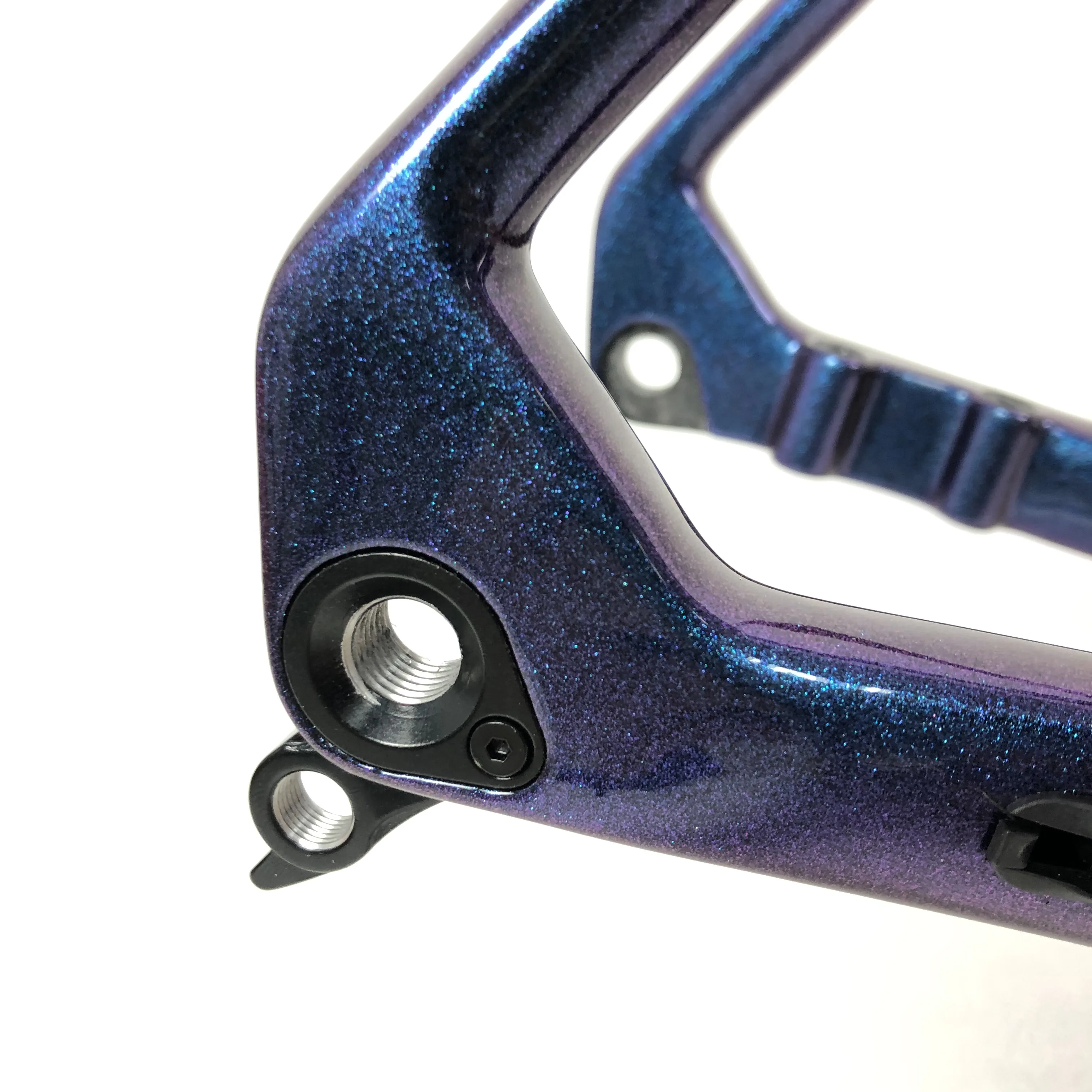 STLF Hongfu الأزرق والأرجواني الحرباء الصين الحصى كامل ألياف الكربون الطريق سباق الحصى إطار دراجة هوائية FM279 #3