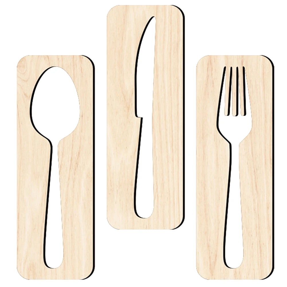 

Spoon Tableware Knife and Fork Wall Stickers Kitchen Decorations Dining Room Restaurant Farmhouse