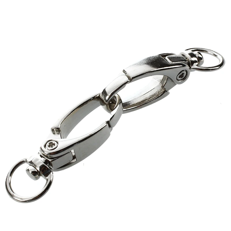 30 Pcs D Swivel Trigger Clips Hooks Metal Key Ring Lobster Clasps