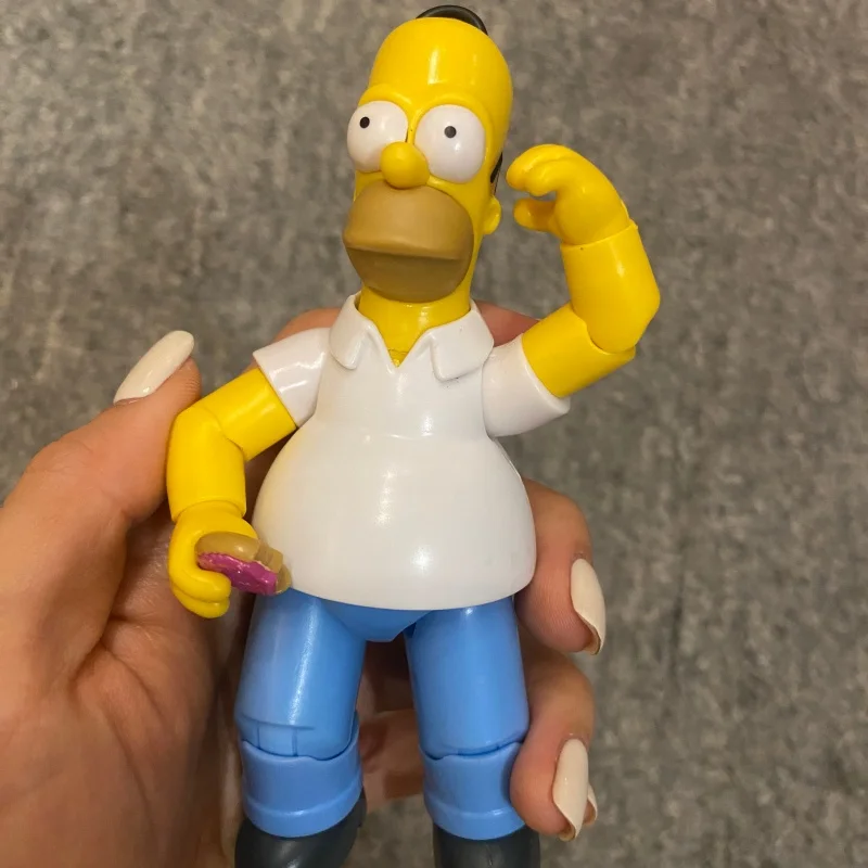 Figura de acción de los Simpson en stock, muñeco coleccionable de dibujos animados, modelo de adorno de escritorio, personaje de anime, regalo periférico.