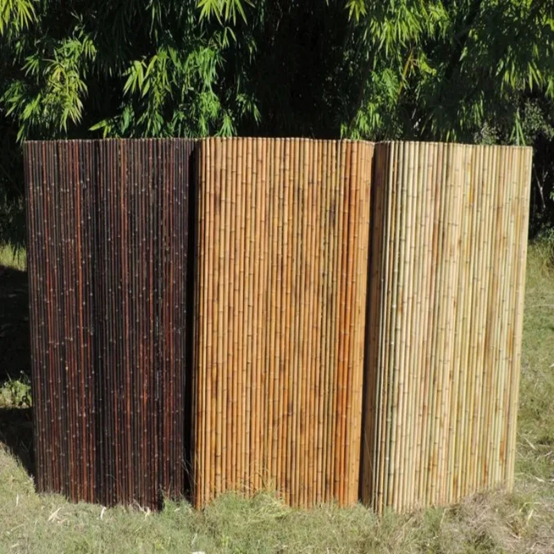 White solid high-quality product bamboo garden fence 5 * 1m