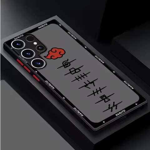 Narutos Akatsukis Cloud Phone Case for Samsung Galaxy S25 S24 Ultra S20 FE S22 Plus S23 S21 S9 S10 Matte Cover