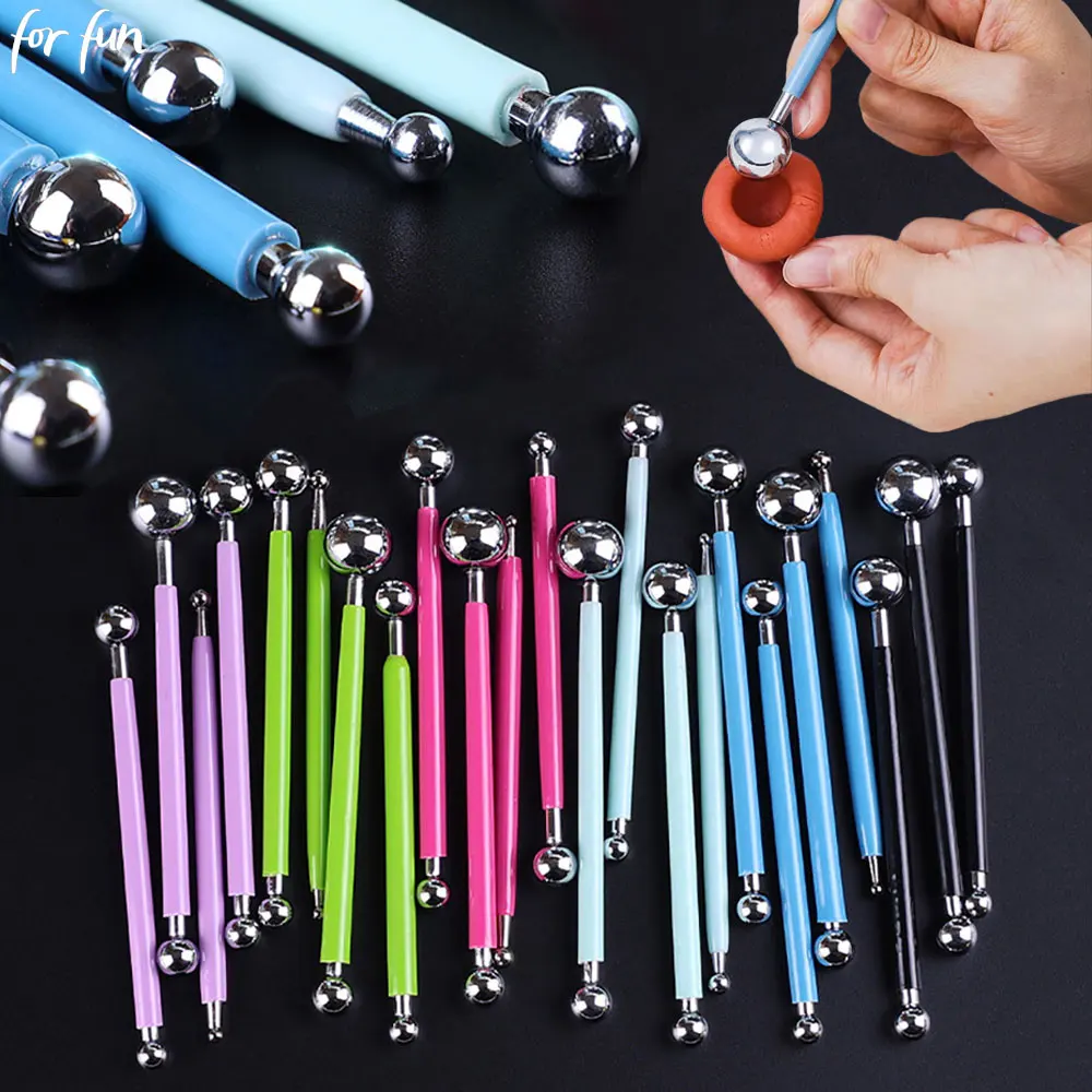 재미용 도자기 도트 조각 점토 도구 스테인레스 스틸, 폴리머 클레이 모양 펜, 금속 볼 클레이, 조각 DIY 도자기 도구, 1 세트 Best5 재미용 도자기 도트 조각 점토 도구 스테인레스 스틸, 폴리머 클레이 모양 펜, 금속 볼 클레이, 조각 DIY 도자기 도구, 1 세트 Best5