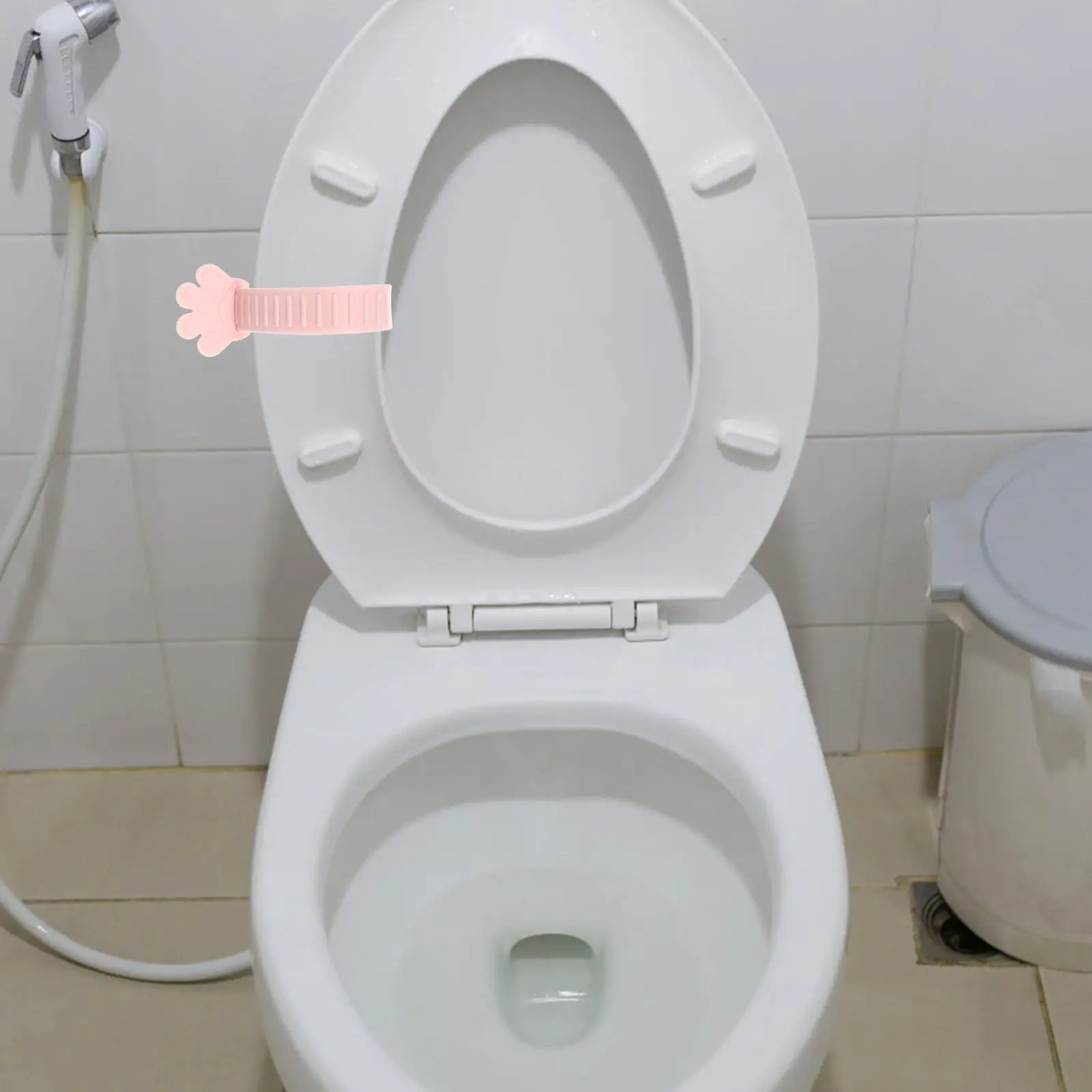 10pcs Toilet Lid Lifter – TPR Durable Handle for Home & Public Bathroom Use