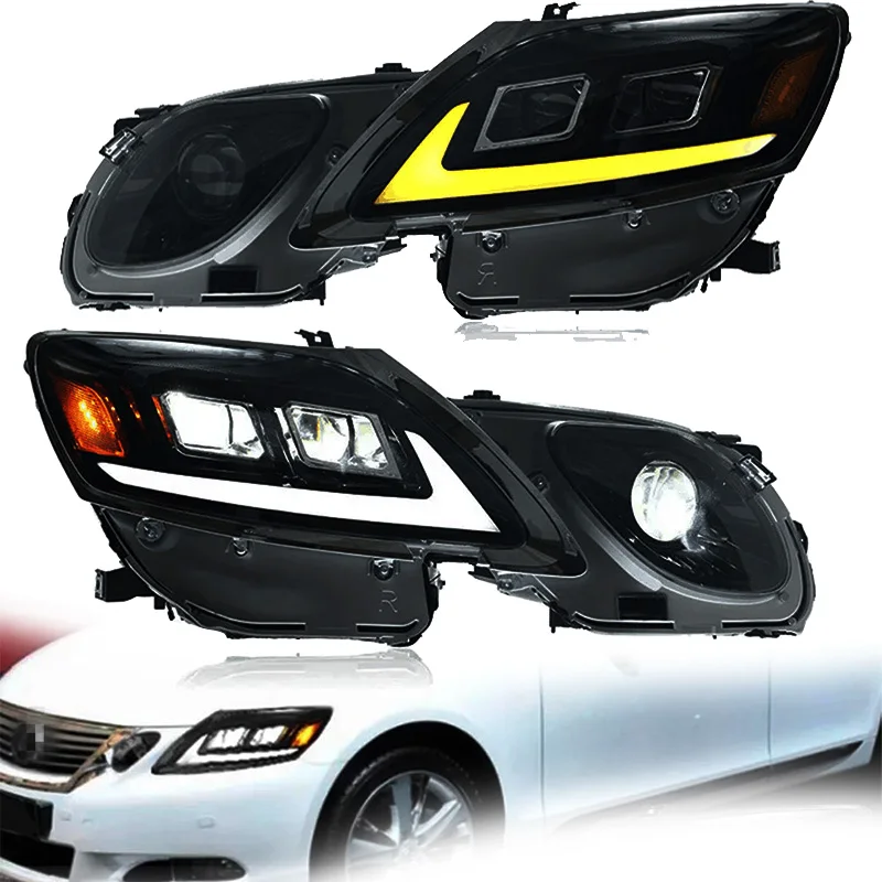 Car Lights for Lexus GS LED Headlight 2004-2012 GS300 GS350 Head Lamp Drl Projector Lens Automotive Accessories