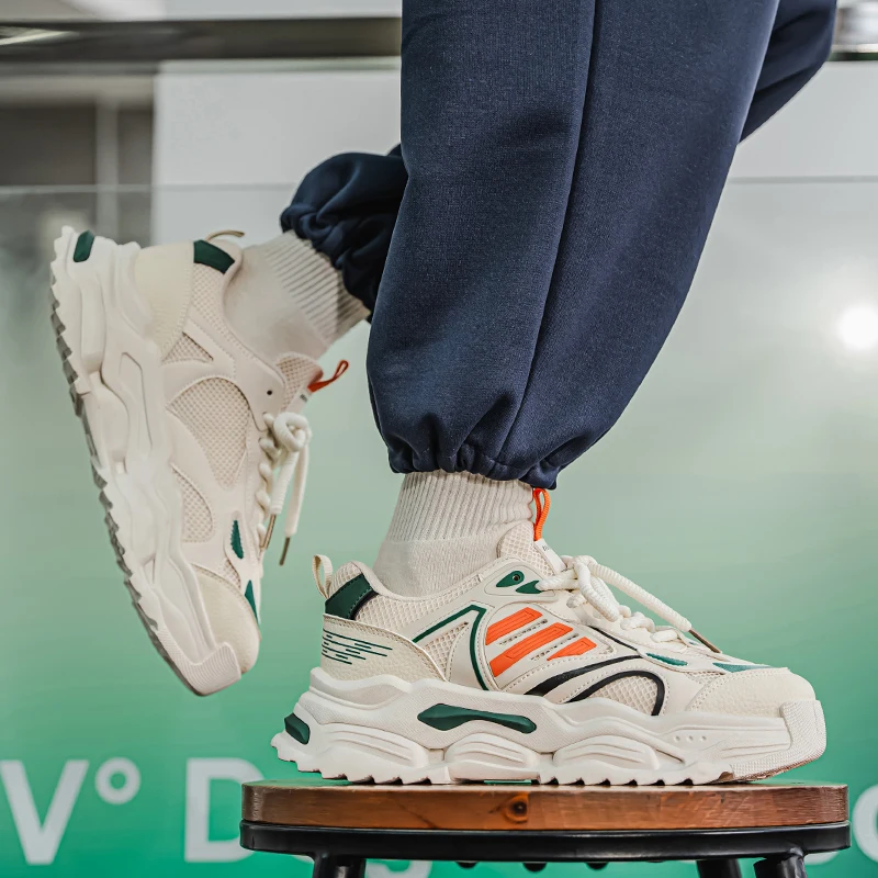 

Мужские повседневные кроссовки на толстой подошве для ежедневной носки, удобные кеды