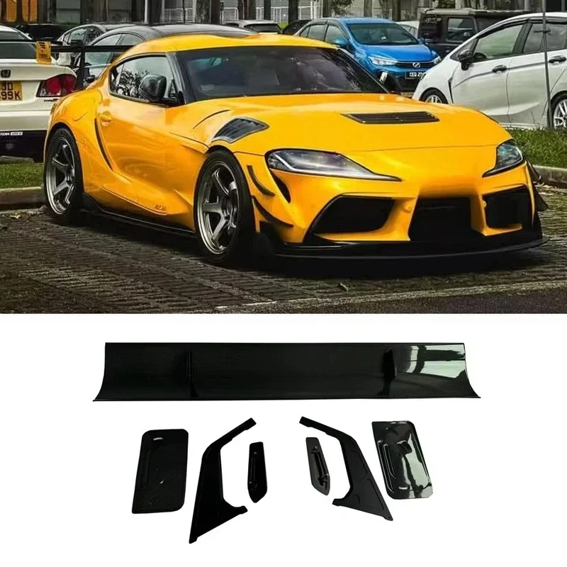 High Quality Carbon Fiber Tail Wing Rear Spoiler Lip Wings  Body Kit