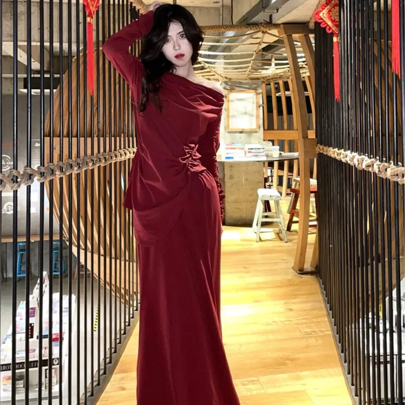 

It looks great on a Christmas party red skirt