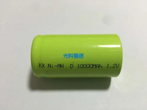 NiMH 충전식 배터리, NI-M 라디오 장비, 충전식 리튬 이온 셀, 1.2V D, 10000MAH, 신제품