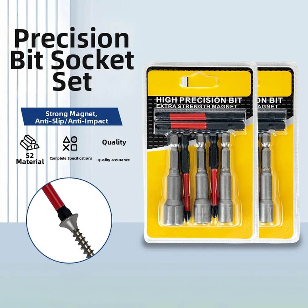 

Compact Storage Tool Set Hand Tool Set Screwdriver Sleeve Magnetic Bit Set Double-Ended Option Chrome Vanadium Steel