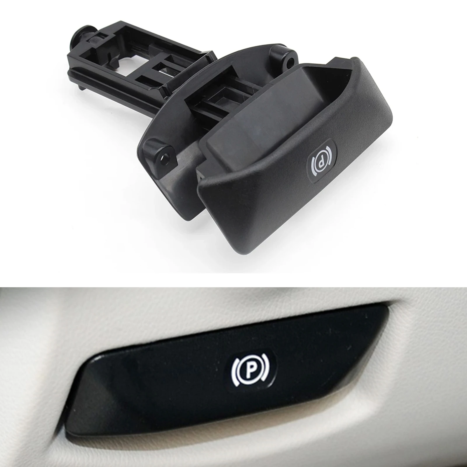 Car Handbrake Park Brake Release Handle Lever W/ Base Cover For Mercedes Benz C GLK CLS Class W204 W212 W218 2007-2017