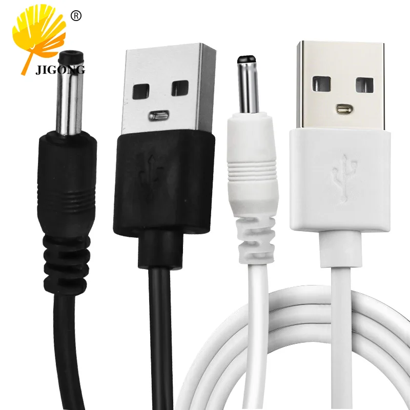 USB to DC3.5x1.35mm Round Hole Small Speaker Charging Cable 5V Power Cord 3.5 Charging Cable