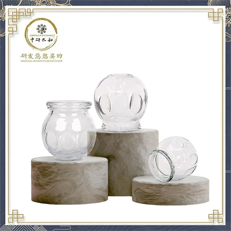 

ZHONGYAN TAIHE Glass Cupping with Ignition Stick Multiple size options Traditional Chinese cupping set