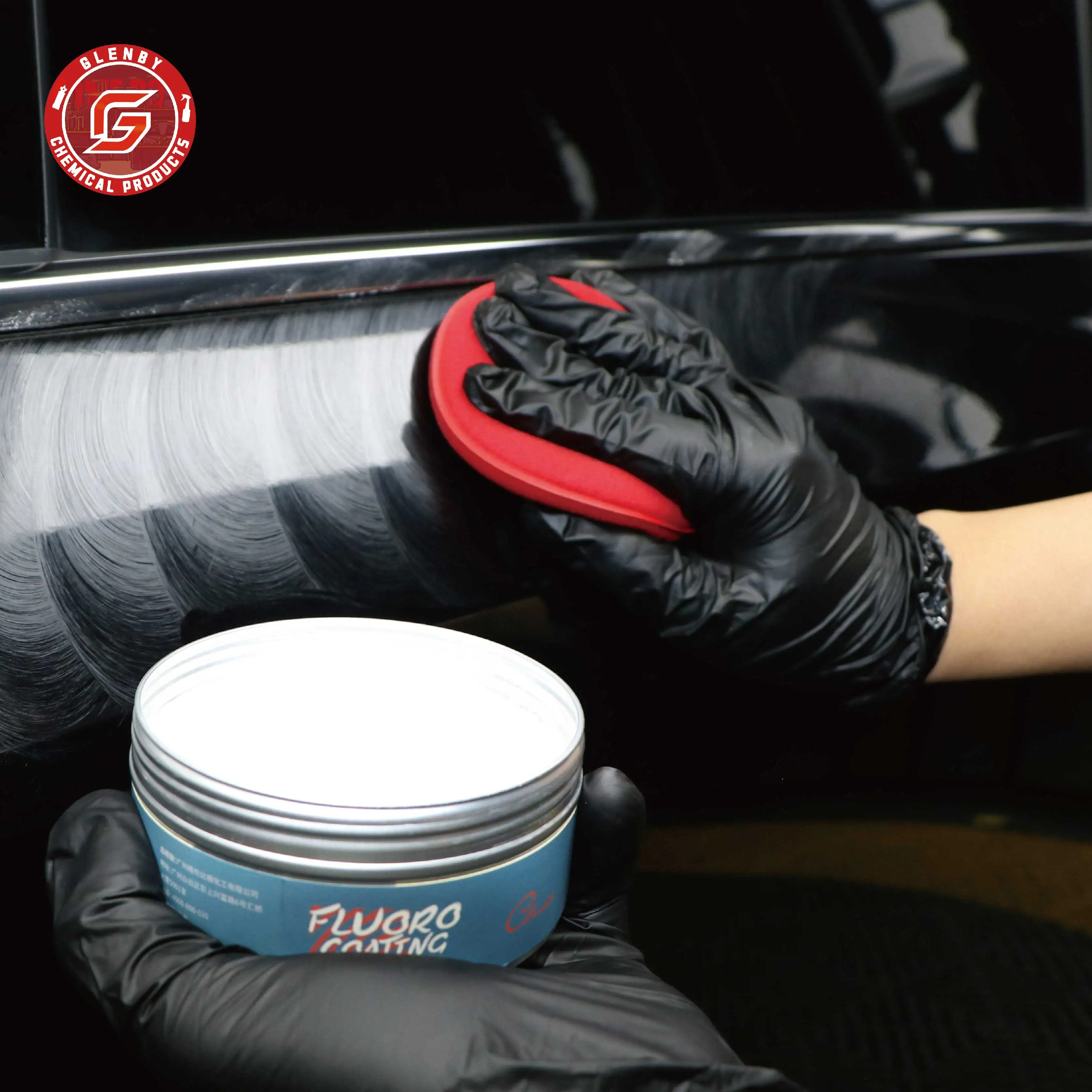 GLenby High-quality Fluoro Coating Wax Carnauba Plated Crystal Wax Car Care Solid Hydrophobic Waterproof Carnauba Polishing Wax