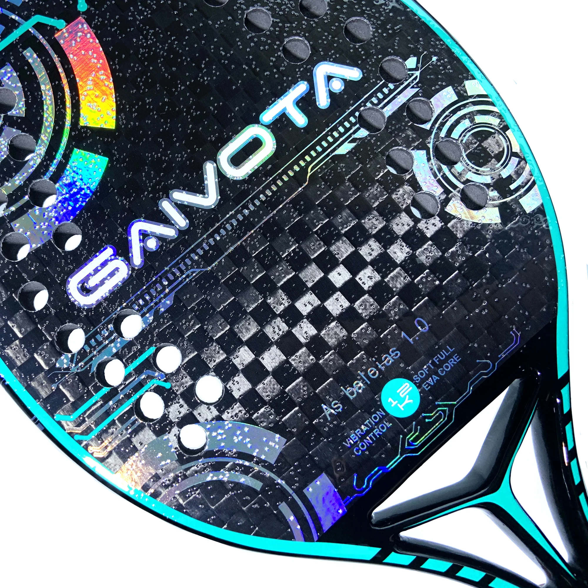 Новинка 2023, ракетка для пляжного тенниса GAIVOTA 3K/12K/18K, шероховатая поверхность + рюкзак