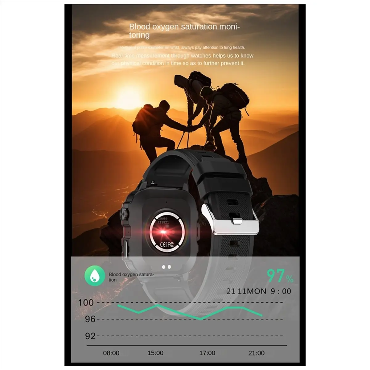 

AABFK Водонепроницаемые пульсометр, кислород в крови, мониторинг сна, Bluetooth-телефон, голосовые металлические умные часы, черные