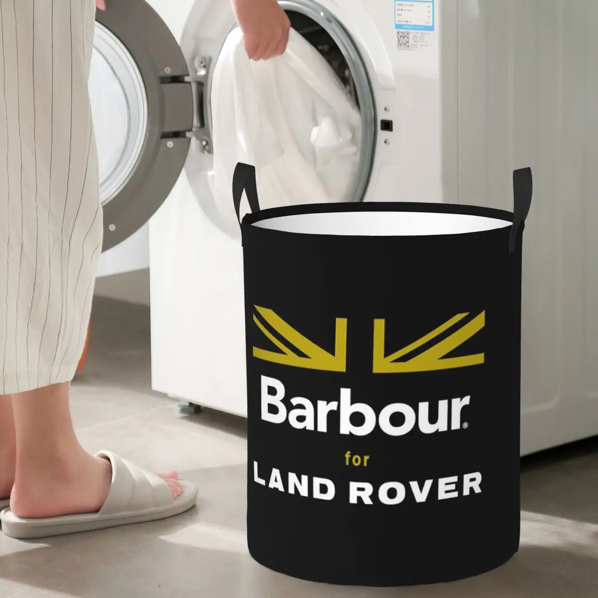 

Складные корзины для белья Barbour, корзина для хранения грязной одежды, игрушек, большая водонепроницаемая коробка