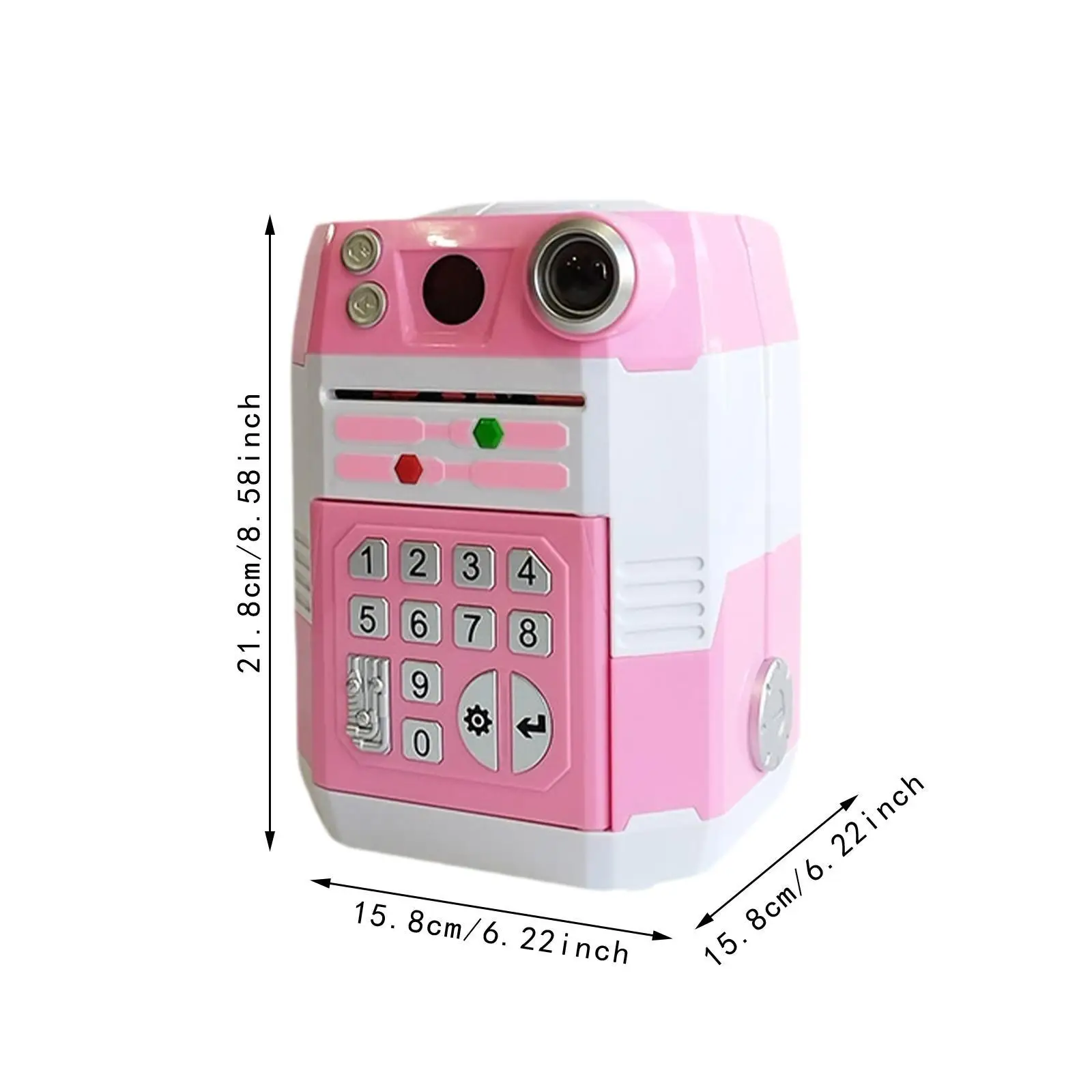 Electronic ATM Piggy Bank Kids Piggy Bank Electronic Money Saving Box for Girls Boys Kids Age 3-8 Years Valentine's Day Gift