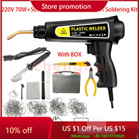 70W Plastic Welding Machine Car Bumper Repair Kit Plastic Hot Stapler Gun Bumper