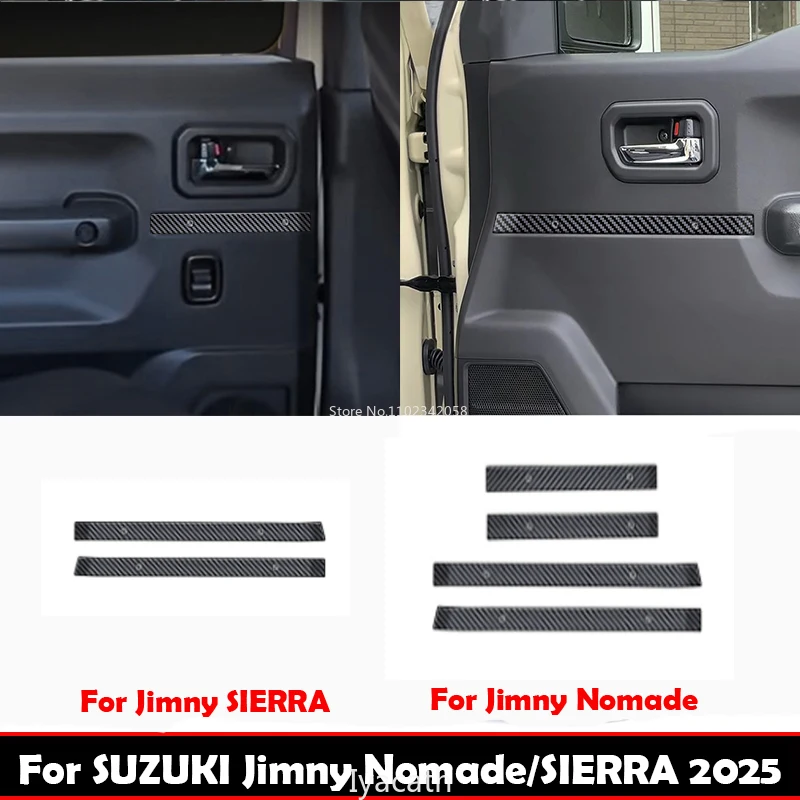 

ДЛЯ SUZUKI Jimny Nomade 5/SIERRA 3 2025 внутренняя дверная чаша под панель внутренняя ручка полоса защитная крышка аксессуары для интерьера