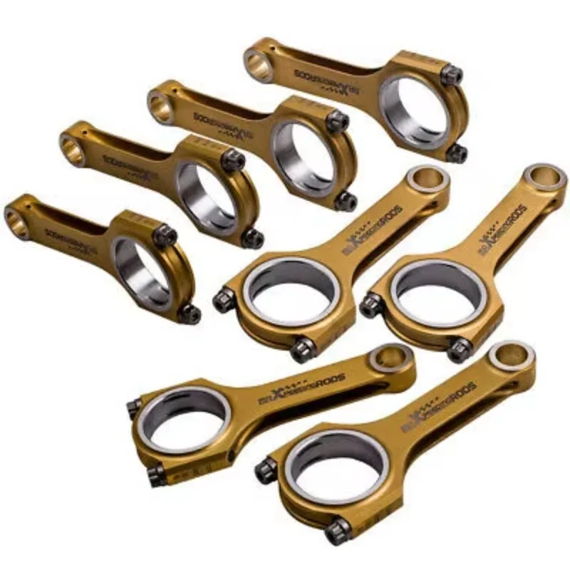 MaXpeedingrods New 8Pcs H-Beam Forged Connecting Rods+ARP Bolts For Toyota 1UR 4.6L / 3UR 5.7L 800HP