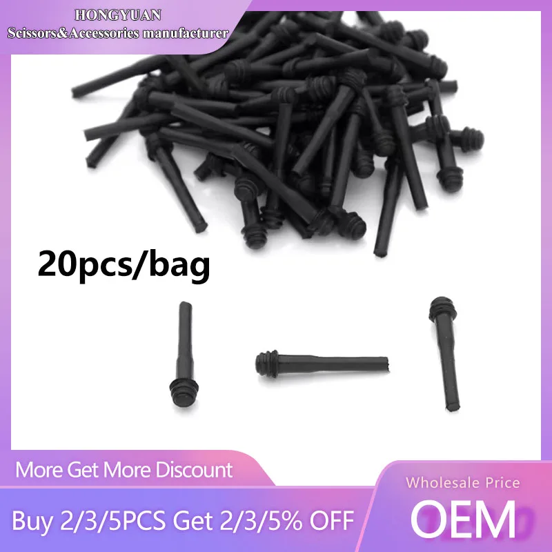 

◆20pcs/bag#Noised Reduce Stopper#Professional Cutting Hair Scissors Bumpers Parts Styling Scissors Accessories one size