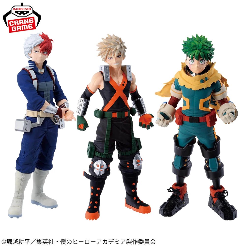 2026 New In Stock Original Banpresto My Hero Academia Deku Bakugo Todoroki 22cm Anime Action Figure Collection Model Toy Gift view 5