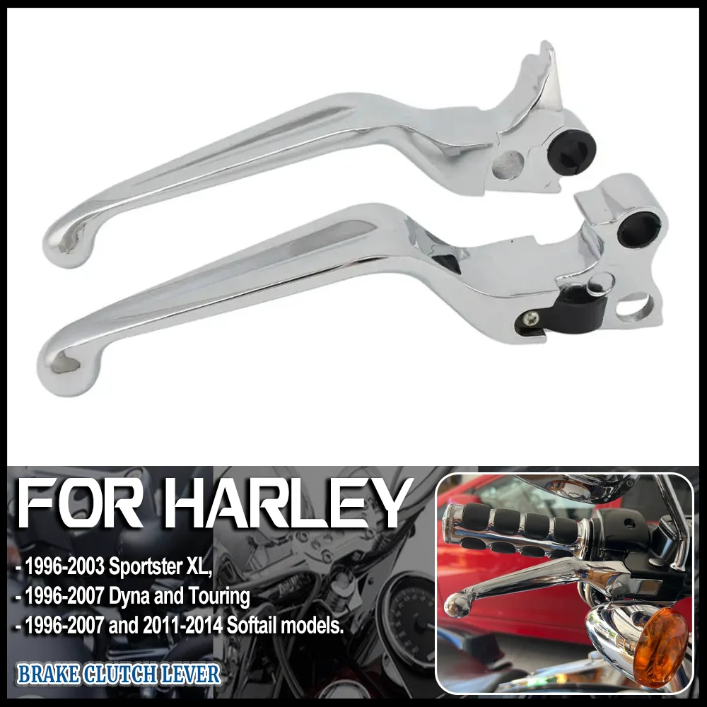 

Brake Clutch Hand Levers For Harley Davidson XL Sportster 883 1200 1996-2003 Dyna Touring Road King Softail Fat Boy Road King