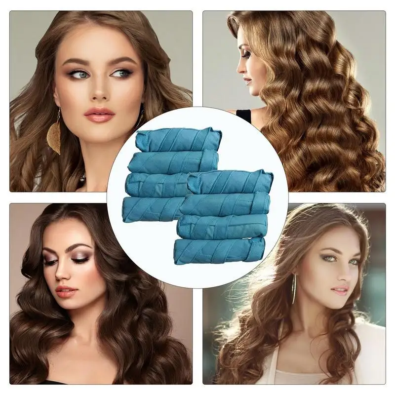 Heat-free Nighttime Hair Curlers Lazy Hair Curlers Double-sided Fleece Sponge Hairband Soft Hair Rollers Thick Dry And Wet Hair