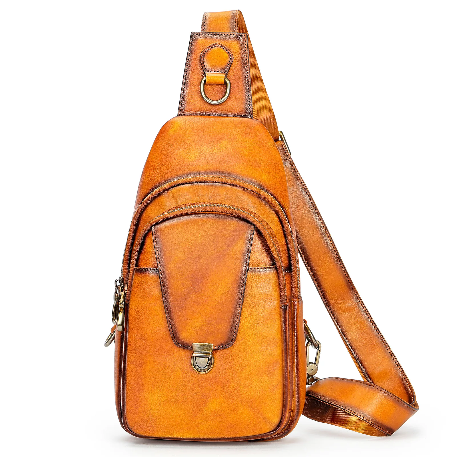 

Мужская нагрудная сумка из натуральной кожи, мужская сумка на ремне, дорожная сумка, черная дизайнерская сумка через плечо 9000