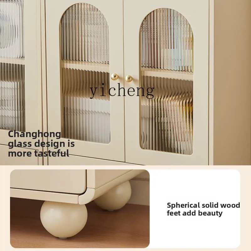 

home floor solid wood foot bookcase with glass door storage integrated small side cabinet storage bookshelf against