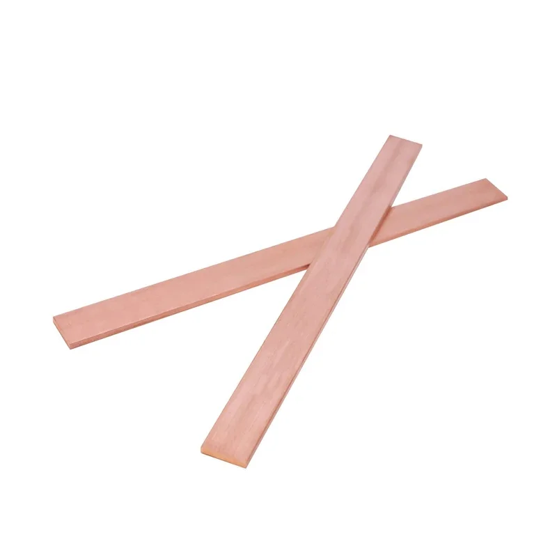 1pcs copper strip Pure Copper Copper Strip Red Copper Pad Copper Foil Copper Plate Bar DIY CNC Material  Length 100-500mm