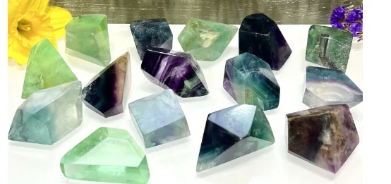 Wholesale Lot 2 Lbs Natural Fluorite Free Form Crystal Healing Energy