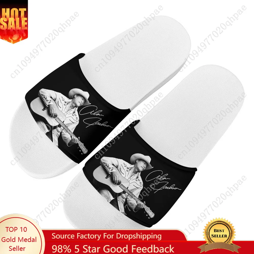 

Тапочки Alan Jackson, домашние сандалии для ванной комнаты, обувь для воды, мужские и женские домашние сандалии для подростков, летние тапочки по индивидуальному заказу